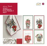 STROFINACCIO FUNNY NATALE2 50X70 Tellini S.r.l. Ingrosso Abbigliamento